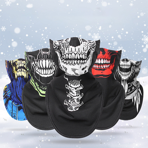 Neck Gaiter Shield Scarf Windproof Skull for Cycling Riding Skiing 