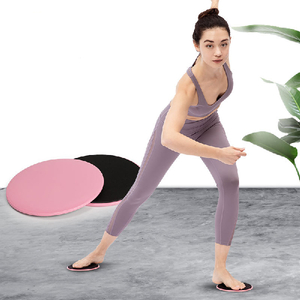Yoga Sliders Dual Sided Use on Carpet or Hardwood Floors Abdominal Exercise Equipment