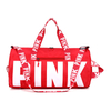 PINK Yoga Bag Gym Bag Sports Duffel Bag with Dry Wet Pocket & Shoes Compartment for Women